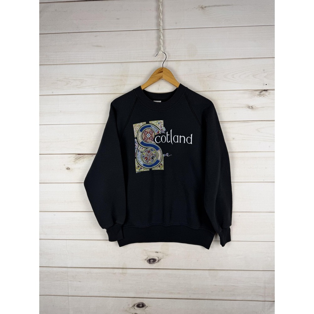 Vintage Jerzees Sweatshirt Mens XL Scotland Crewneck Made Scotland 90s
